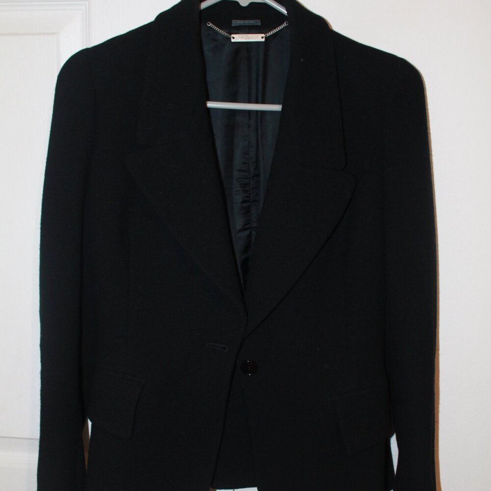 Alexander McQueen Wool Peak-Lapel Blazer